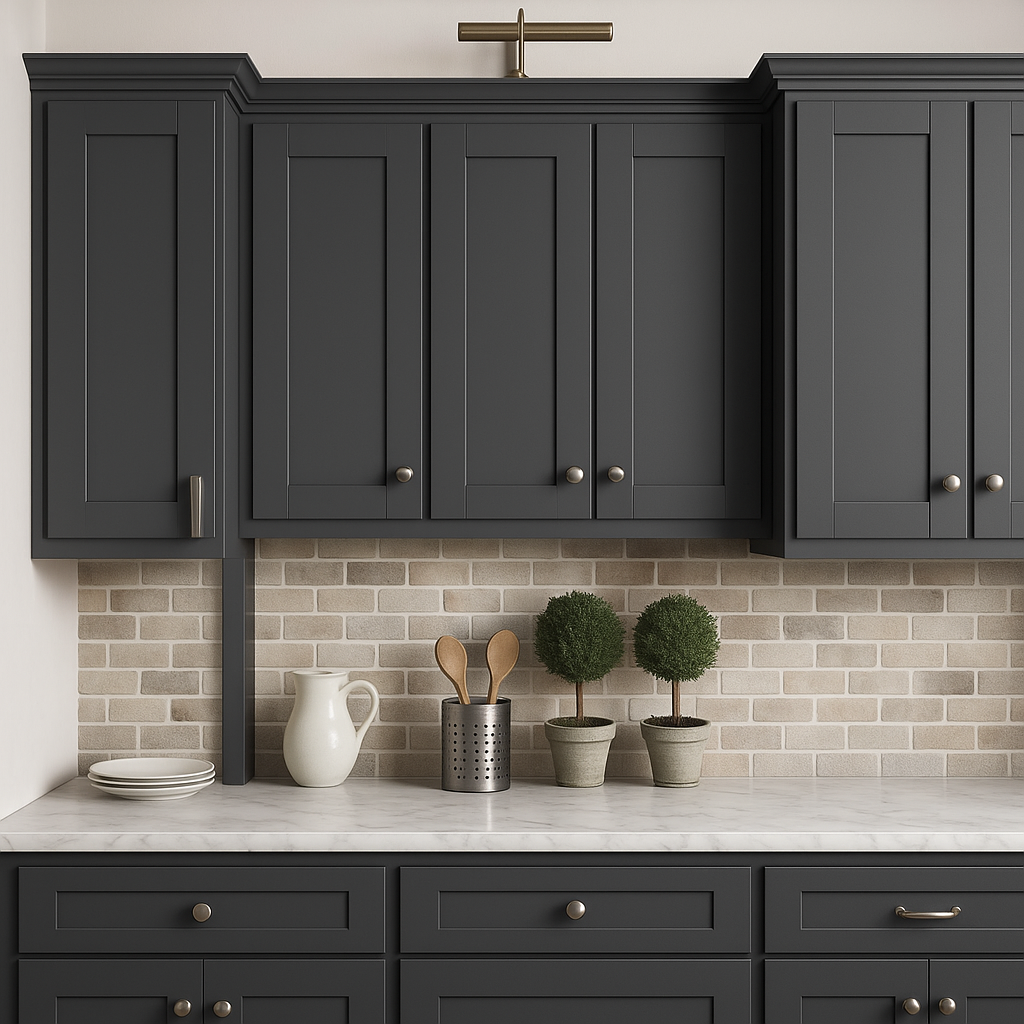 MILL'S PRIDE Richmond Venetian Onyx Plywood Shaker Wall Kitchen Cabinet, Soft Close, 9x12x30