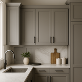 MILL'S PRIDE Richmond Vesuvius Gray Plywood Shaker Wall Kitchen Cabinet