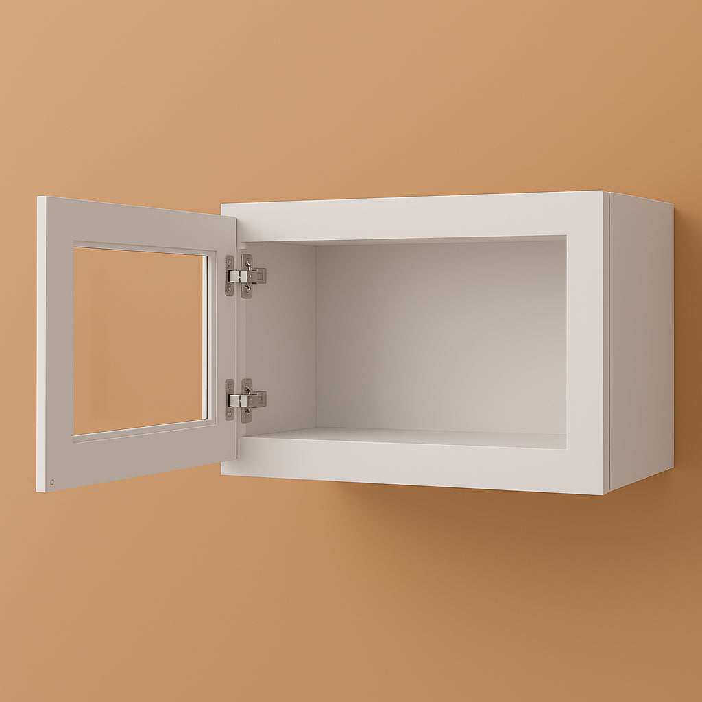 HOMEIBRO Shaker Dove Plywood Wall Kitchen Cabinet, 21x12x12 Inches