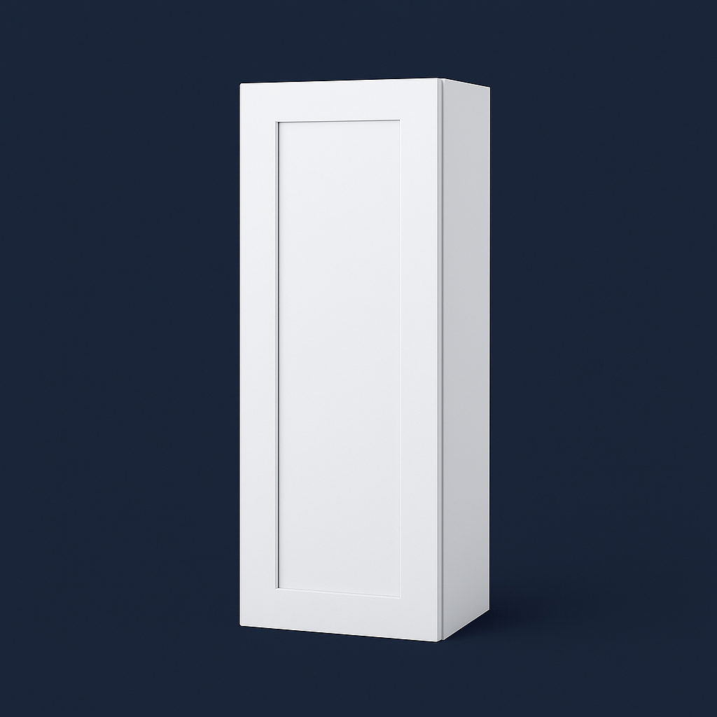 Cambridge Everest Shaker Wall Kitchen Cabinet, 12x12x36, White