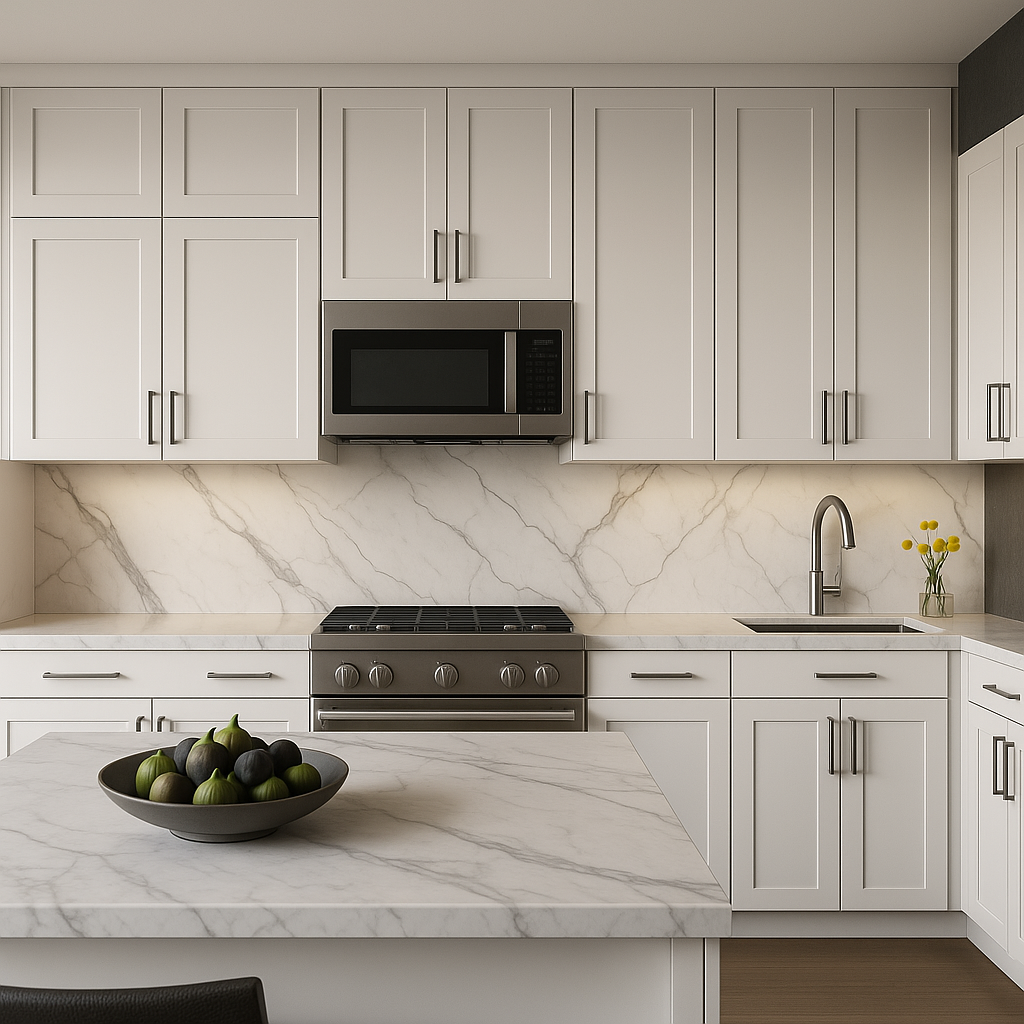 Cambridge Everest Shaker Wall Kitchen Cabinet, 12x12x36, White