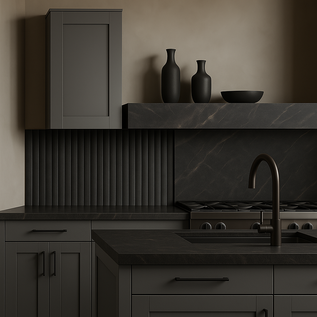 MILL'S PRIDE Richmond Vesuvius Gray Wall Kitchen Cabinet - Ready to Assemble