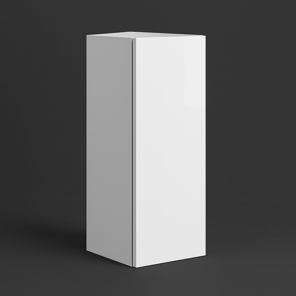 Cambridge Radiance Ready-to-Assemble Slab Wall Kitchen Cabinet in White Gloss