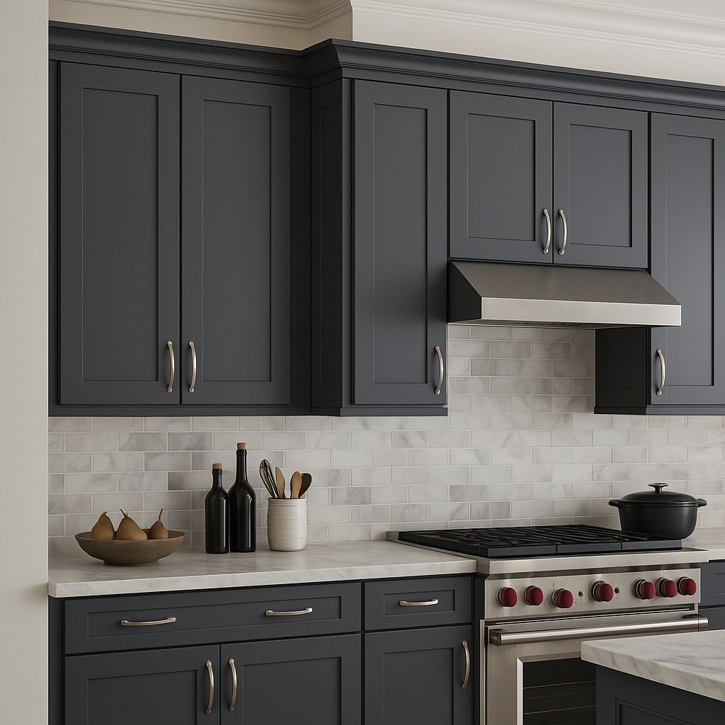 MILL'S PRIDE Richmond Venetian Onyx Shaker Wall Kitchen Cabinet, Soft Close, 9x12x36