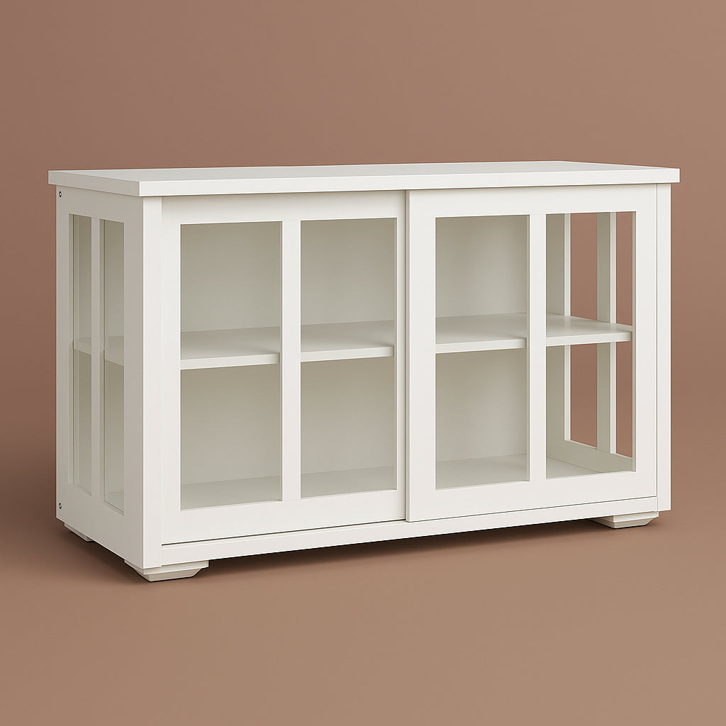 Unbranded White MDF Kitchen Base Cabinet - Ready to Assemble