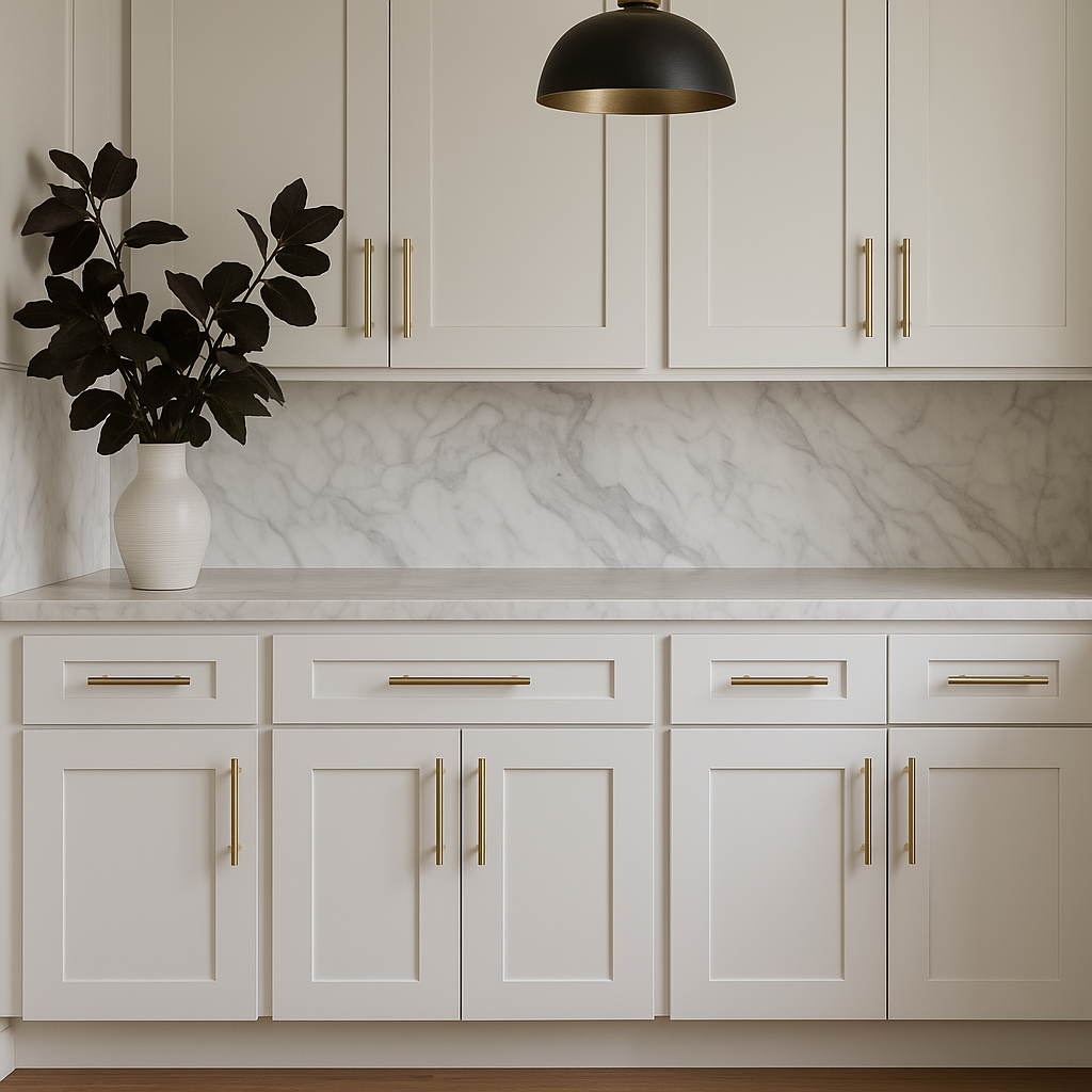 Plywell Shaker Base Cabinet with 1 Door and 1 Drawer in White
