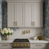 Hampton Bay Avondale 27 in. Dove Gray Shaker Wall Kitchen Cabinet