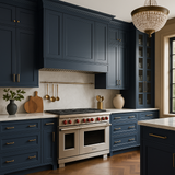 Hampton Bay Ink Blue Shaker Wall Kitchen Cabinet - 12x12x30 Inches