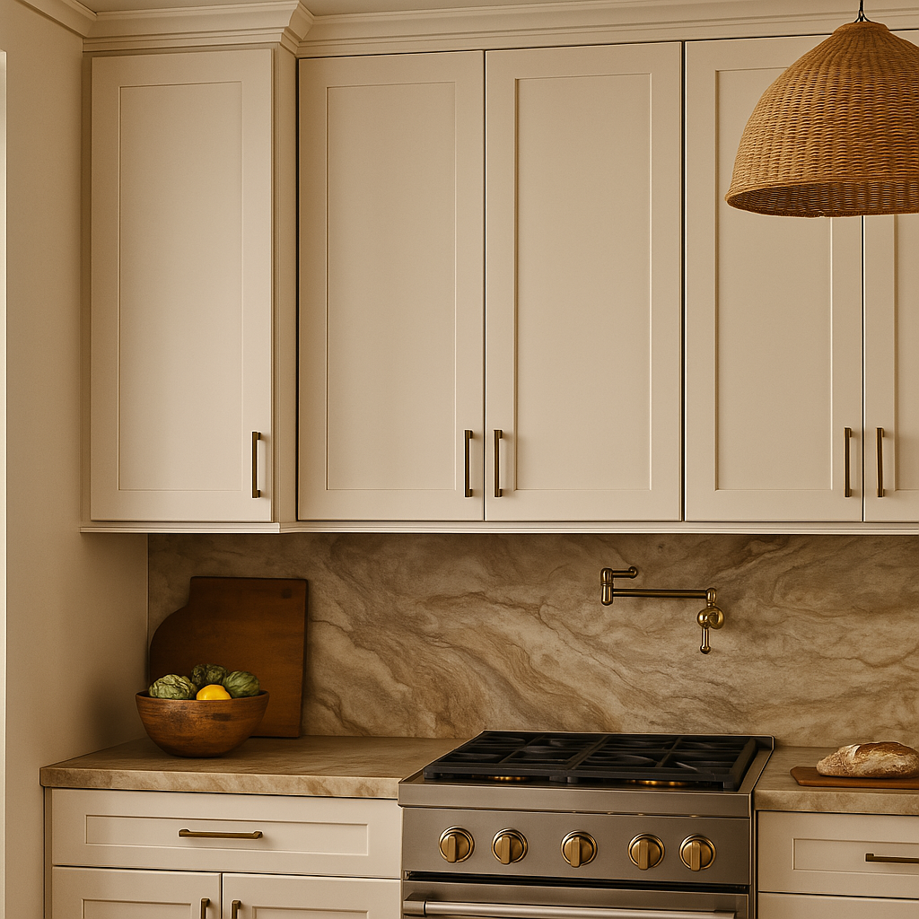 Hampton Bay Avondale Ready to Assemble Plywood Shaker Wall Kitchen Cabinet in Antique White