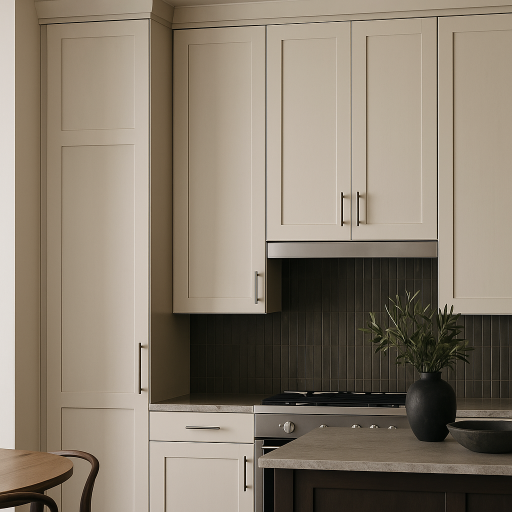 Hampton Bay Avondale 12x42 Shaker Wall Kitchen Cabinet in Antique White