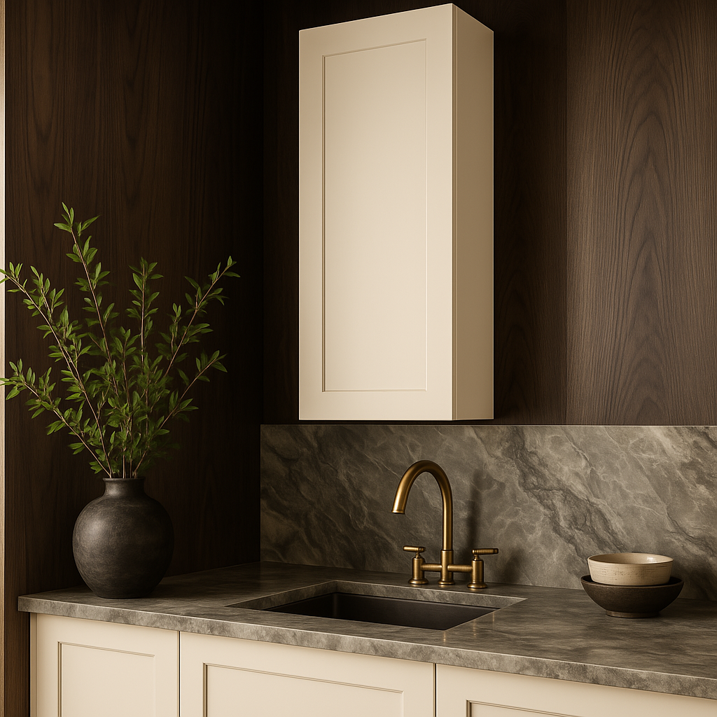 Hampton Bay Avondale 18 in. Ready to Assemble Shaker Wall Kitchen Cabinet in Antique White