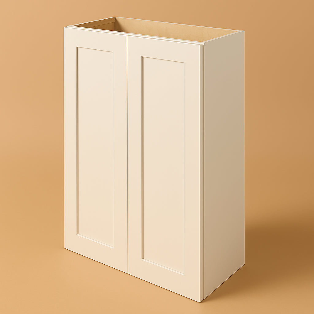 Hampton Bay Avondale 27 in. Ready to Assemble Shaker Wall Kitchen Cabinet in Antique White