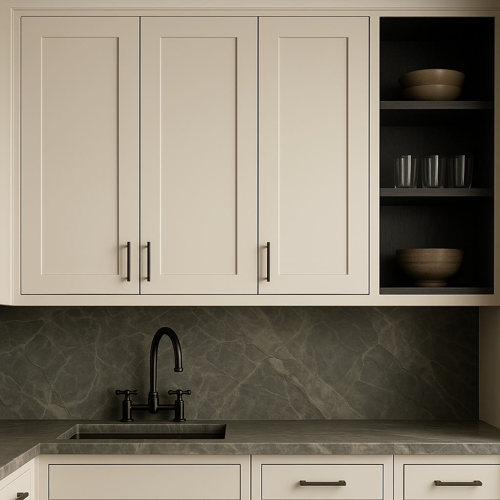 Hampton Bay Avondale Ready to Assemble Plywood Shaker Wall Kitchen Cabinet in Antique White