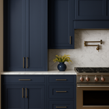 Hampton Bay Avondale Ink Blue Shaker Wall Kitchen Cabinet - 18x12x36