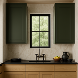 Hampton Bay Avondale 15 in. W x 12 in. D x 36 in. H Ready to Assemble Plywood Shaker Wall Kitchen Cabinet in Fern Green