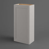 Hampton Bay Avondale Shaker Wall Kitchen Cabinet, Dove Gray, 18x12x42 in.