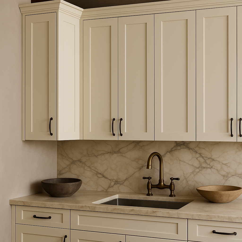 Hampton Bay Avondale Ready to Assemble Plywood Shaker Wall Kitchen Cabinet in Antique White