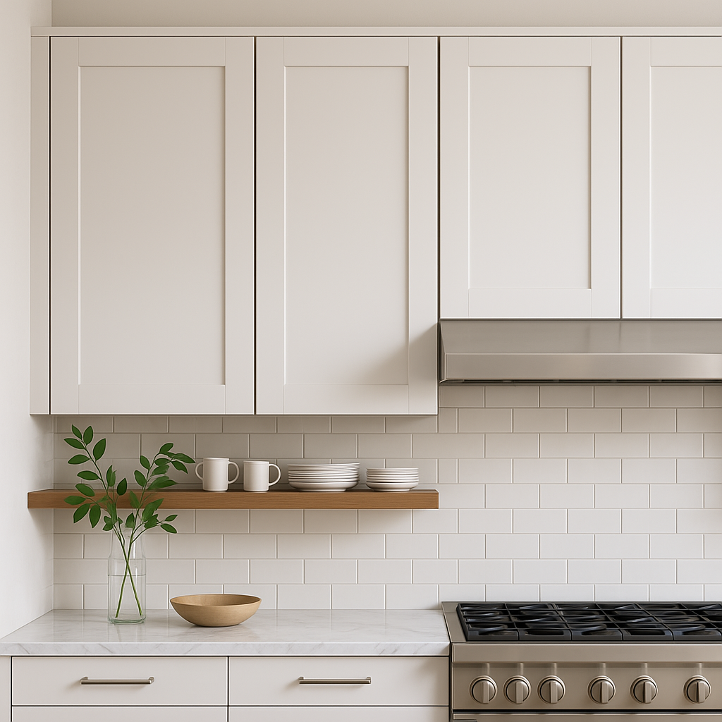 MILL'S PRIDE Richmond Verona White Shaker Wall Kitchen Cabinet - 24 in W x 12 in D x 30 in H