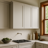Hampton Bay Avondale 18 in. Dove Gray Shaker Wall Kitchen Cabinet