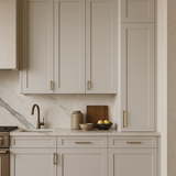 Hampton Bay Avondale Shaker Wall Kitchen Cabinet, Dove Gray, 12x12x42 in.