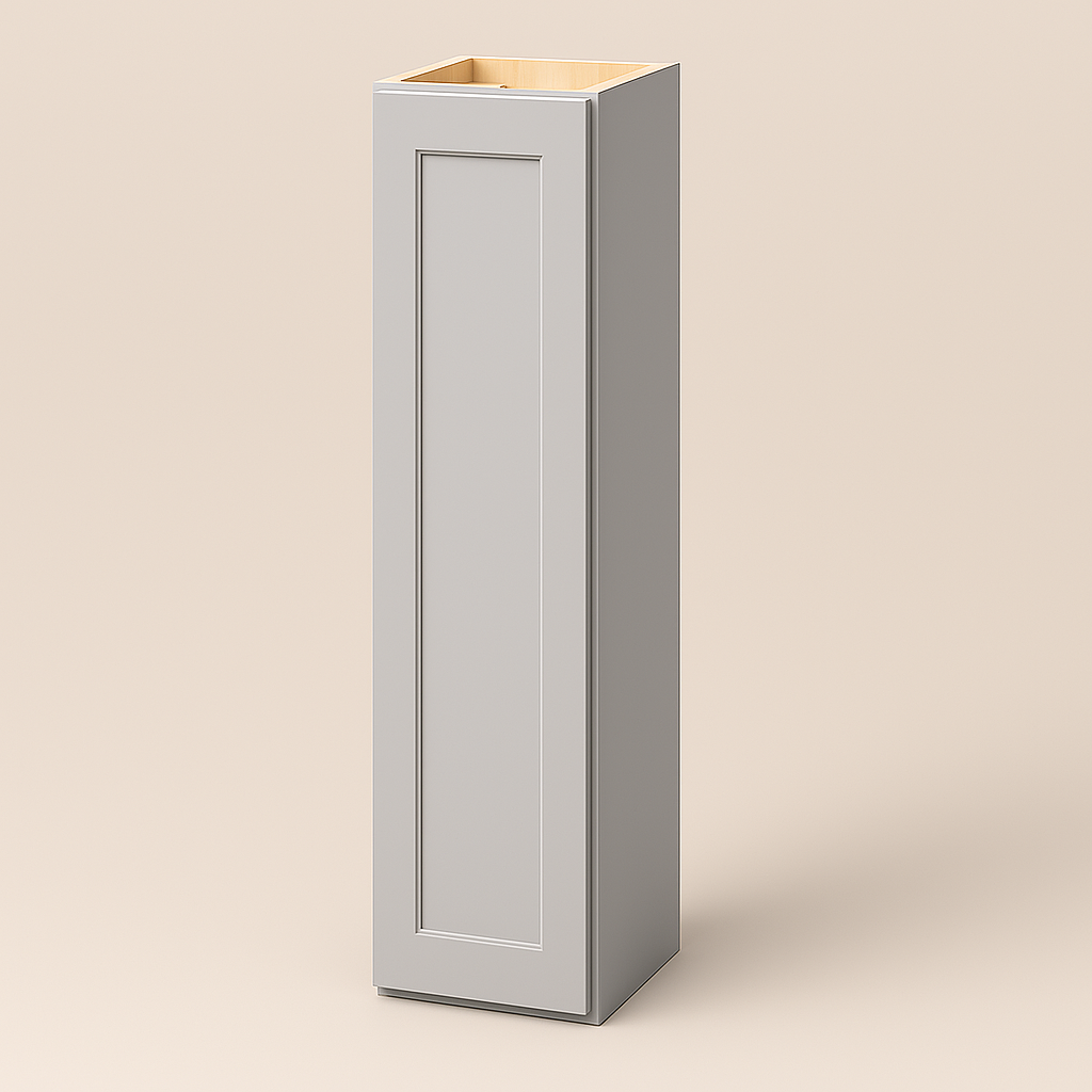 Hampton Bay Avondale Shaker Wall Kitchen Cabinet, Dove Gray, 12x12x42 in.