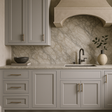 Hampton Bay Avondale Shaker Wall Kitchen Cabinet, Dove Gray, 15x12x42 in.