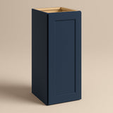 Hampton Bay Avondale Ink Blue Shaker Wall Kitchen Cabinet - 15" W x 12" D x 36" H