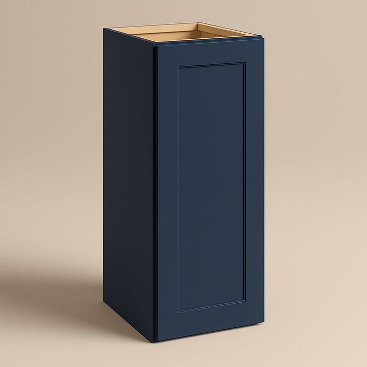 Hampton Bay Avondale Ink Blue Shaker Wall Kitchen Cabinet - 15" W x 12" D x 36" H