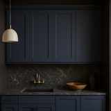 Hampton Bay Avondale Ink Blue Shaker Wall Kitchen Cabinet - 15" W x 12" D x 36" H