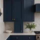 Hampton Bay Avondale Ink Blue Shaker Wall Kitchen Cabinet - 15" W x 12" D x 36" H