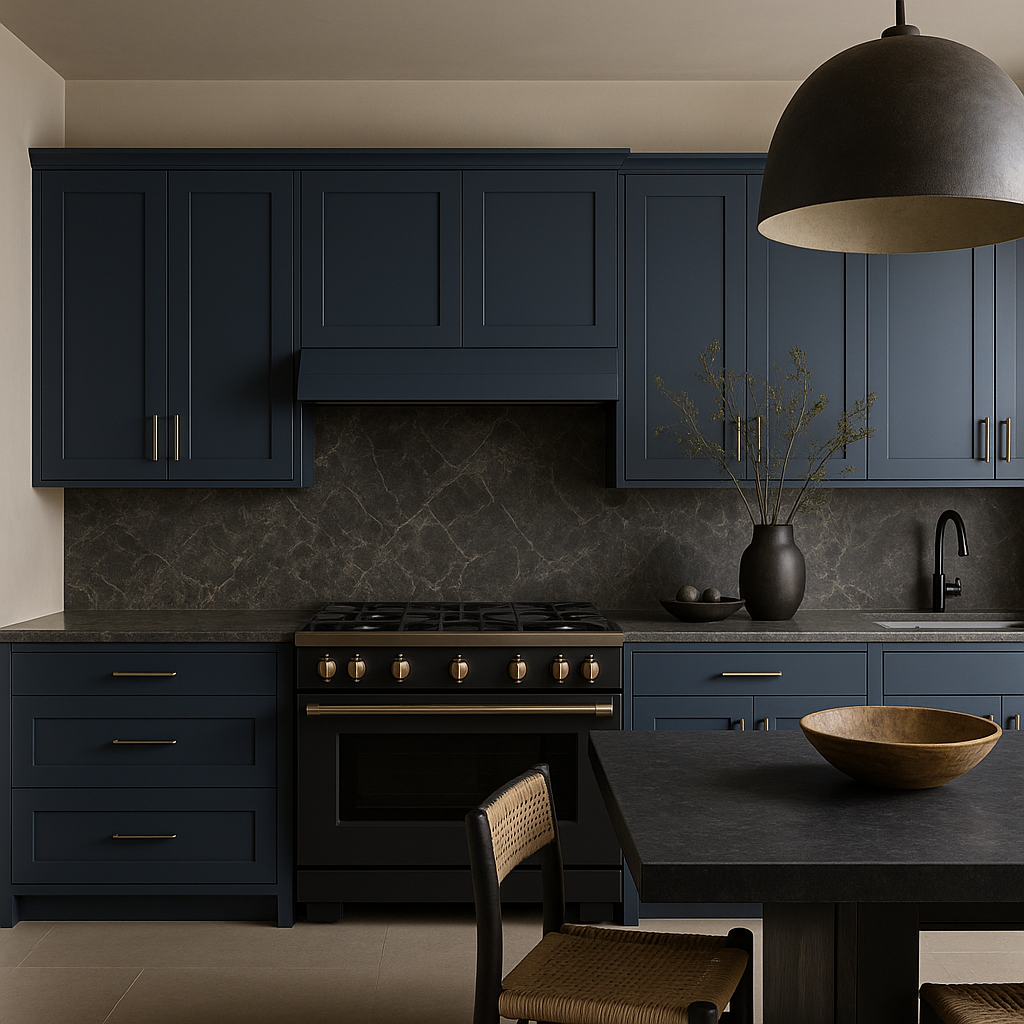 MILL'S PRIDE Valencia Blue Shaker Wall Kitchen Cabinet - Ready to Assemble