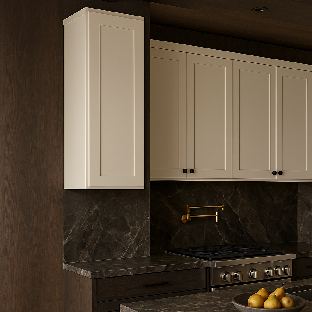 Hampton Bay Avondale Ready to Assemble Plywood Shaker Wall Kitchen Cabinet in Antique White