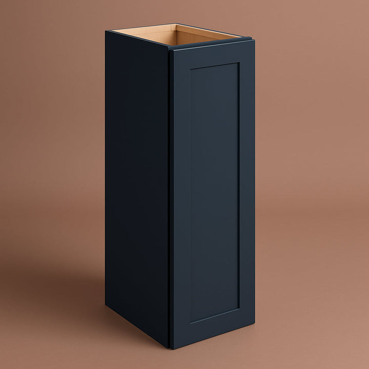 Hampton Bay Avondale Ink Blue Shaker Wall Kitchen Cabinet - 15" W x 12" D x 42" H