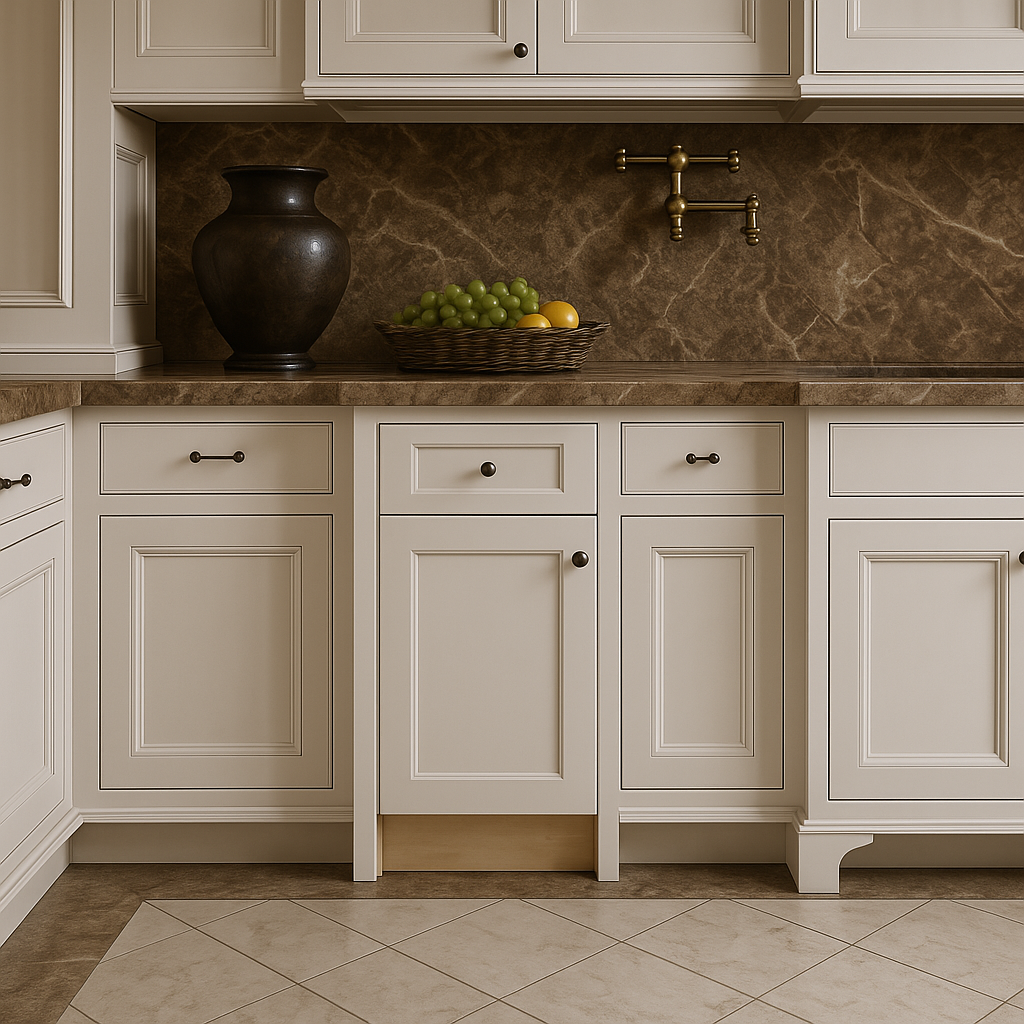 MILL'S PRIDE Richmond Verona White Shaker Base Kitchen Cabinet - 18 in W x 24 in D x 34.5 in H