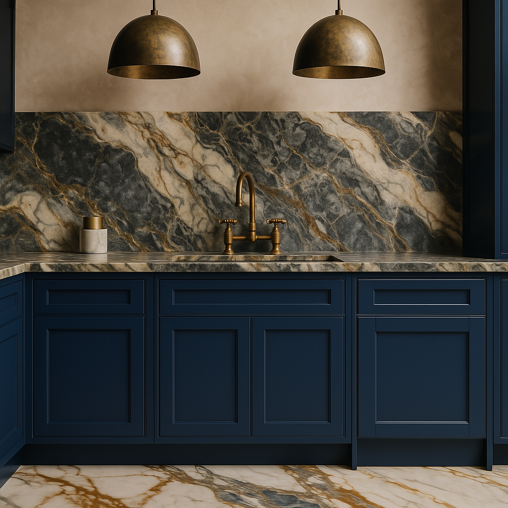 MILL'S PRIDE Valencia Blue Shaker Base Kitchen Cabinet - 12 in W x 24 in D x 34.5 in H