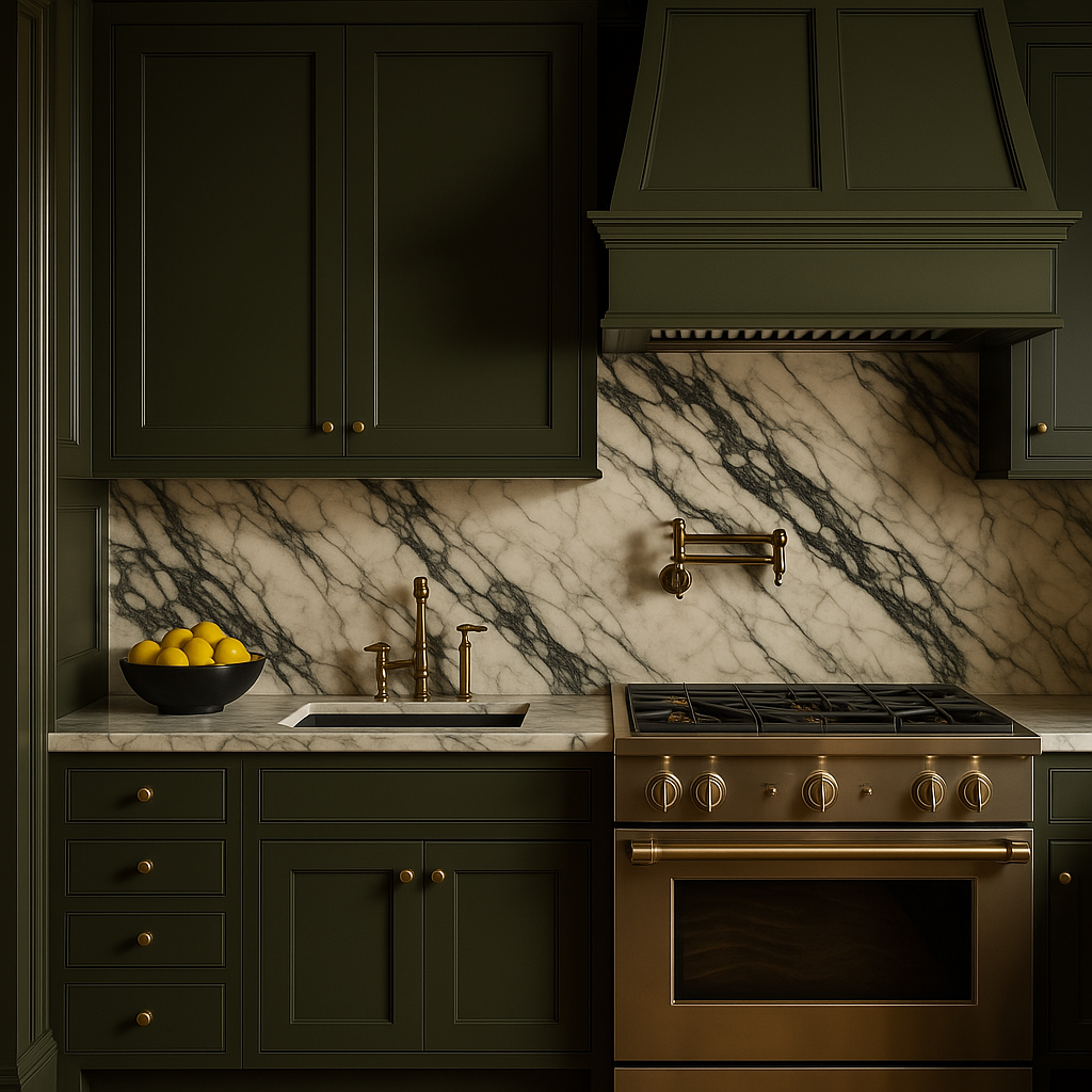 Hampton Bay Avondale 27 in. W x 12 in. D x 30 in. H Ready to Assemble Plywood Shaker Wall Kitchen Cabinet in Fern Green