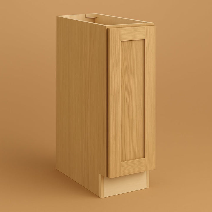 Hampton Bay Avondale White Oak Shaker Base Kitchen Cabinet - 9 in. W x 24 in. D x 34.5 in. H
