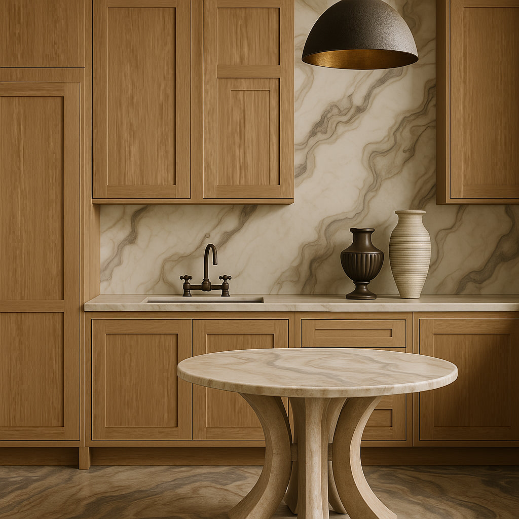 Hampton Bay Avondale 18" White Oak Shaker Wall Kitchen Cabinet