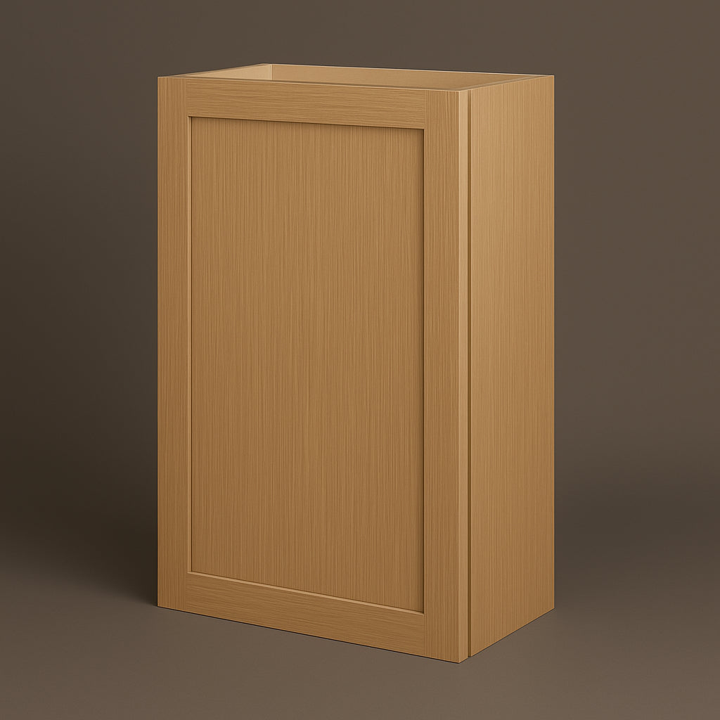 Hampton Bay Avondale 24 in. Shaker Wall Kitchen Cabinet in White Oak
