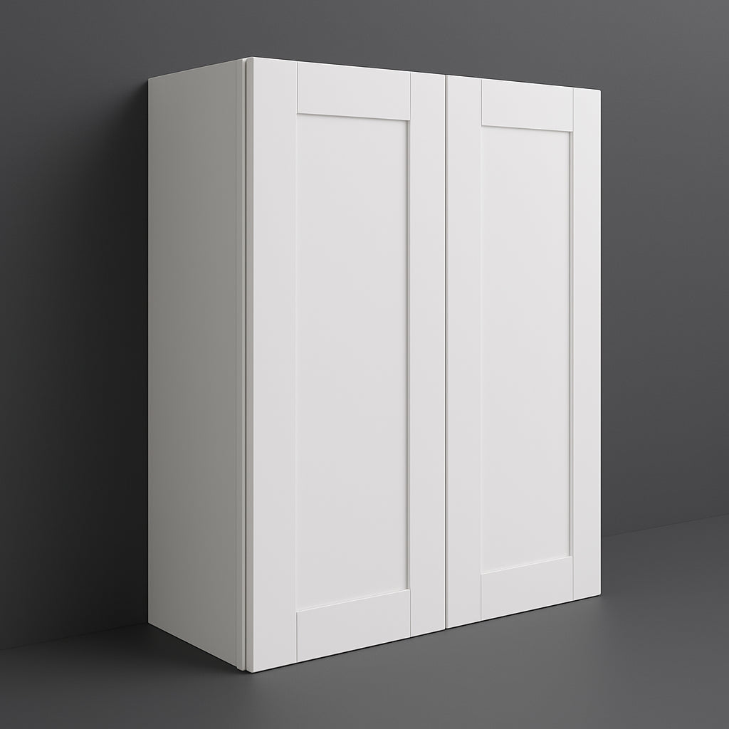 MILL'S PRIDE Richmond Verona White Shaker Wall Kitchen Cabinet - 24 in W x 12 in D x 36 in H