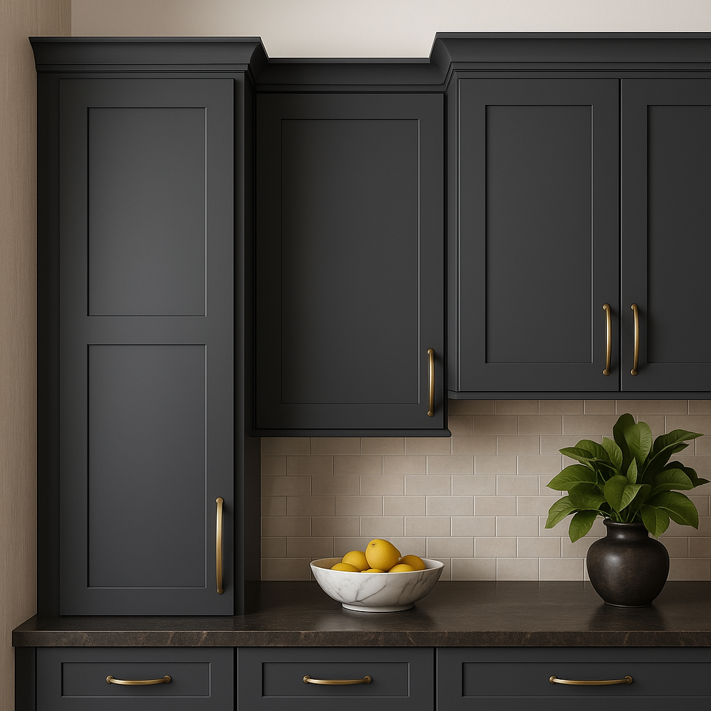MILL'S PRIDE Richmond Venetian Onyx Plywood Shaker Wall Kitchen Cabinet, 21x12x42 in
