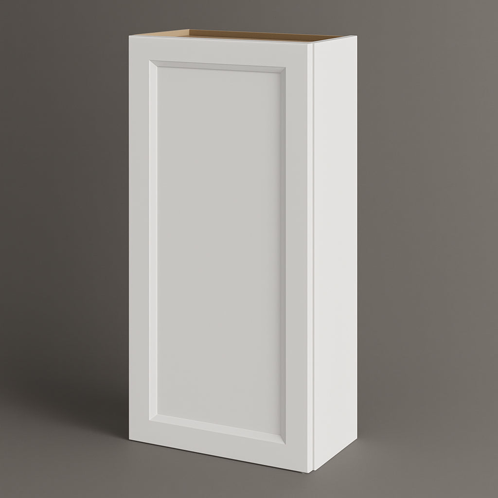 PELHAM & WHITE Keyport Shaker Wall Kitchen Cabinet, 18 in. W x 12 in. D x 42 in. H, White