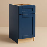 MILL'S PRIDE Valencia Blue Shaker Base Kitchen Cabinet - Ready to Assemble