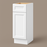 PELHAM & WHITE Keyport Shaker White Plywood Kitchen Cabinet - Tool-Free Assembly