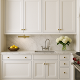 PELHAM & WHITE Keyport Shaker 30" Wall Kitchen Cabinet in White