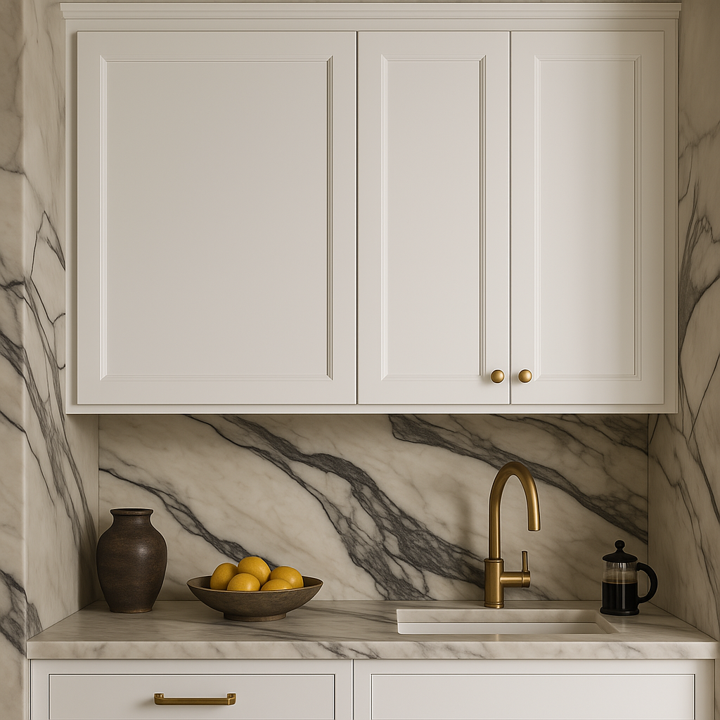 PELHAM & WHITE Keyport Shaker 24" Wall Kitchen Cabinet in White