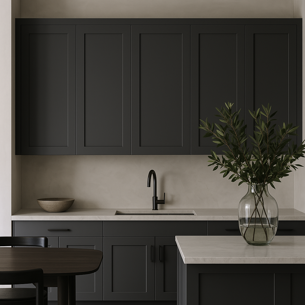 MILL'S PRIDE Richmond Venetian Onyx Plywood Shaker Wall Kitchen Cabinet, 24x12x36