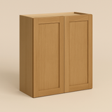 Hampton Bay Avondale 30-inch White Oak Shaker Wall Kitchen Cabinet