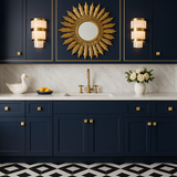 Hampton Bay Ink Blue Shaker Sink Base Cabinet - 33" W x 24" D x 34.5" H