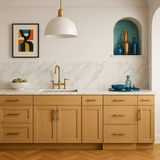 Hampton Bay Avondale Shaker Base Kitchen Cabinet in White Oak